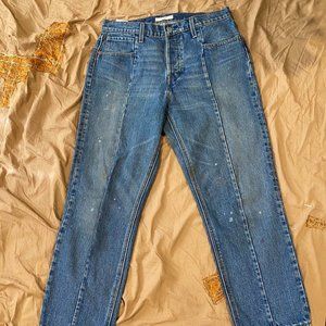 Levis Reworked Seam Front Jeans - Size 31